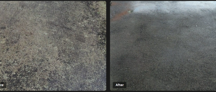 water blasting concrete before and after water blasting concrete in Tawa Wellington by FreshFix Cleaning Services